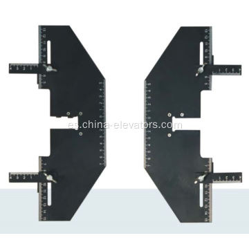 Regla establecida para la instalación del ferrocarril de la guía del ascensor